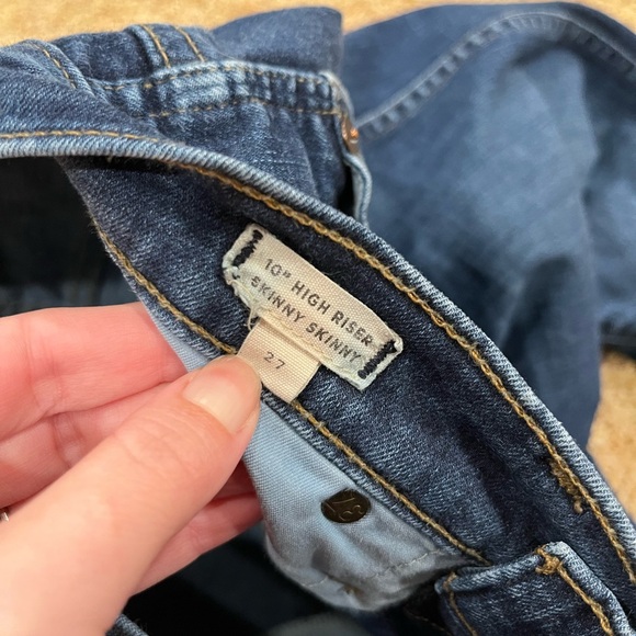 Madewell Dark Blue Skinny Jeans - Picture 3 of 3